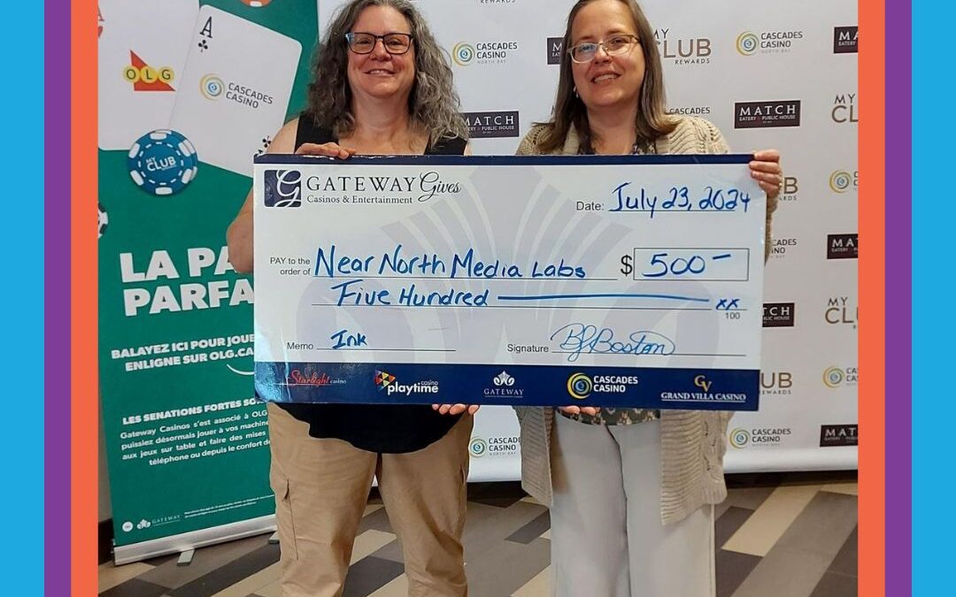 Gateway Gives Sponsors Digital Creator North Bay with $500 Donation