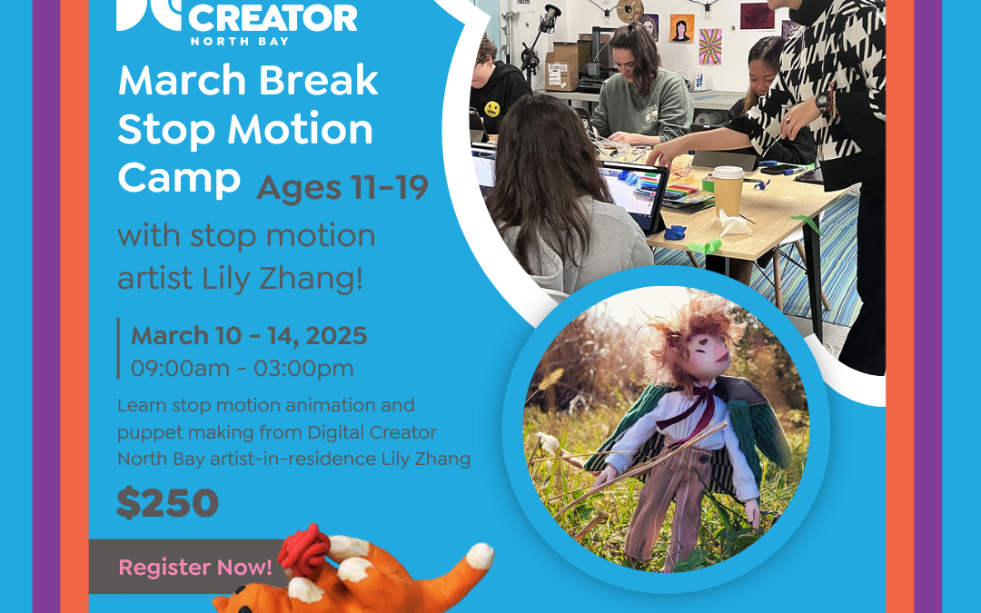 Explore the Art of Stop Motion Animation This March Break!